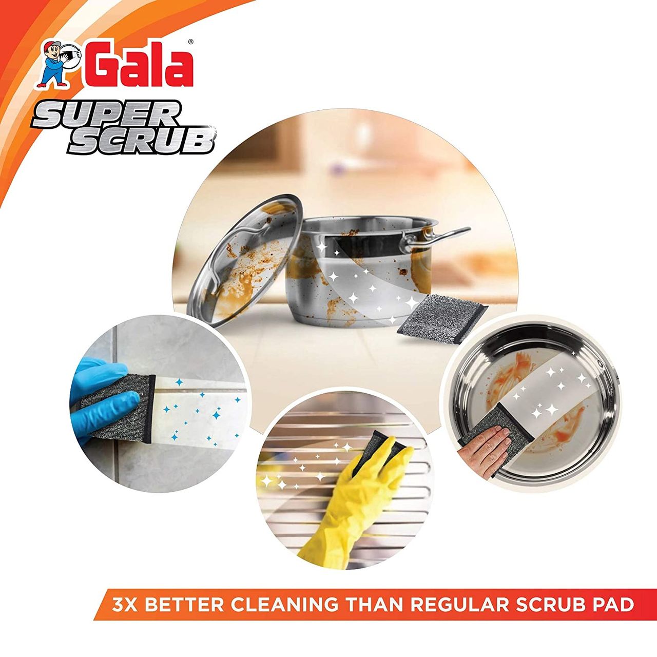 Gala Super Scrub 2Pk Set