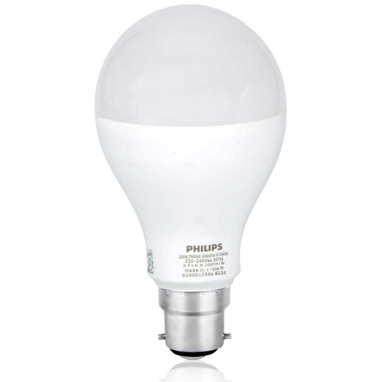 Philips 16 W LED Bulb White | 6500K | Eye Comfort | B22 Base Holder