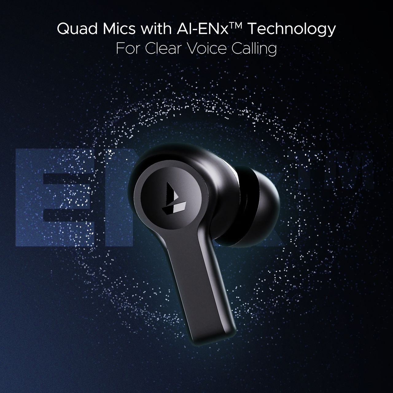 boAt Nirvana Lucid Tws Earbuds W/ Smart Features, Anc, 60hrs Playback, Beast Mode(Gunmetal Black)