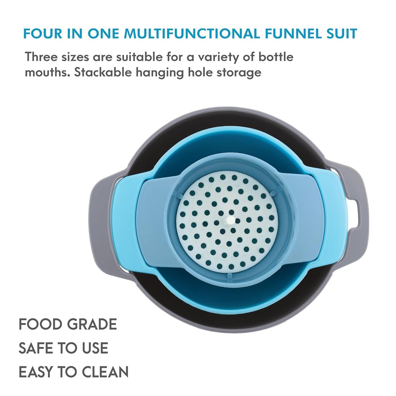 Clazkit� 3-Piece Kitchen Funnel Set