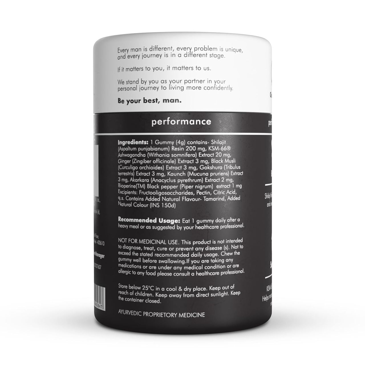 Man Matters Shilajit Gummies (30 Gummies)