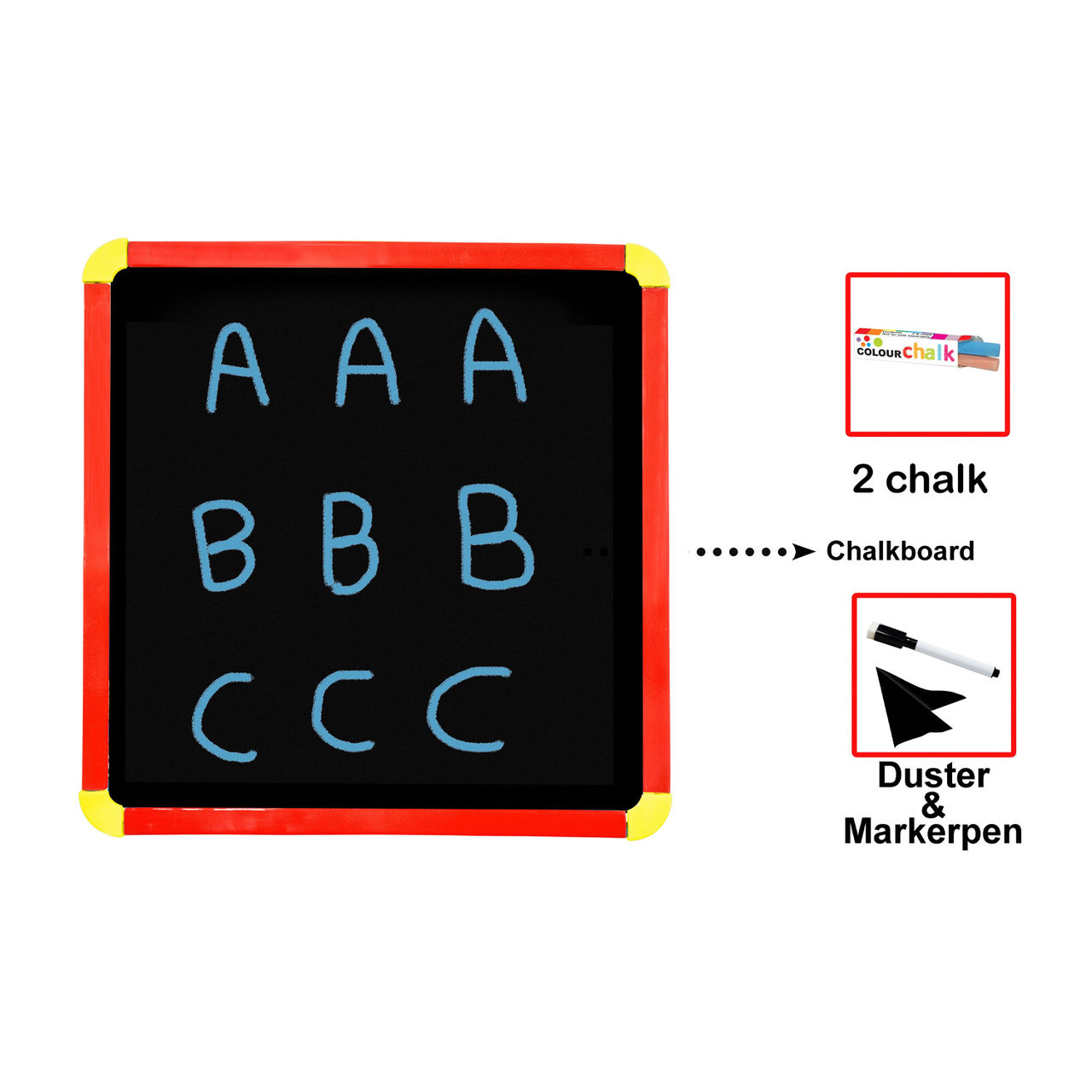 2 In 1 Slate & Writing Board-Avenger (Assorted) 0xc0035f9978 (Assorted)