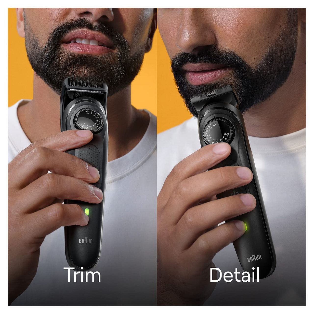 Braun Beard Trimmer 5 BT5410 Beard Trimmer For Men Style Edge Lifetime Sharp Blades - Space Grey