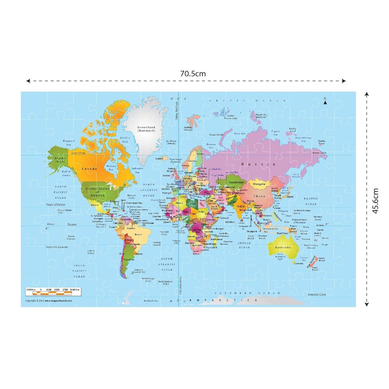 Funskool World Map Puzzles