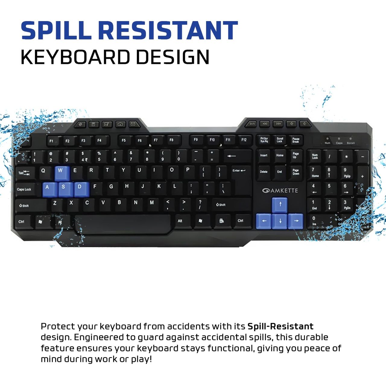 Amkette Xcite Neo Keyboard & Mouse Usb