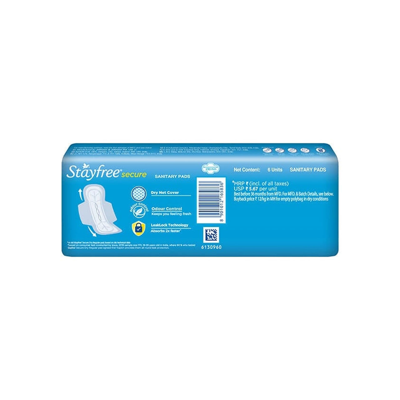Stayfree Secure Regular Sanitary Pads