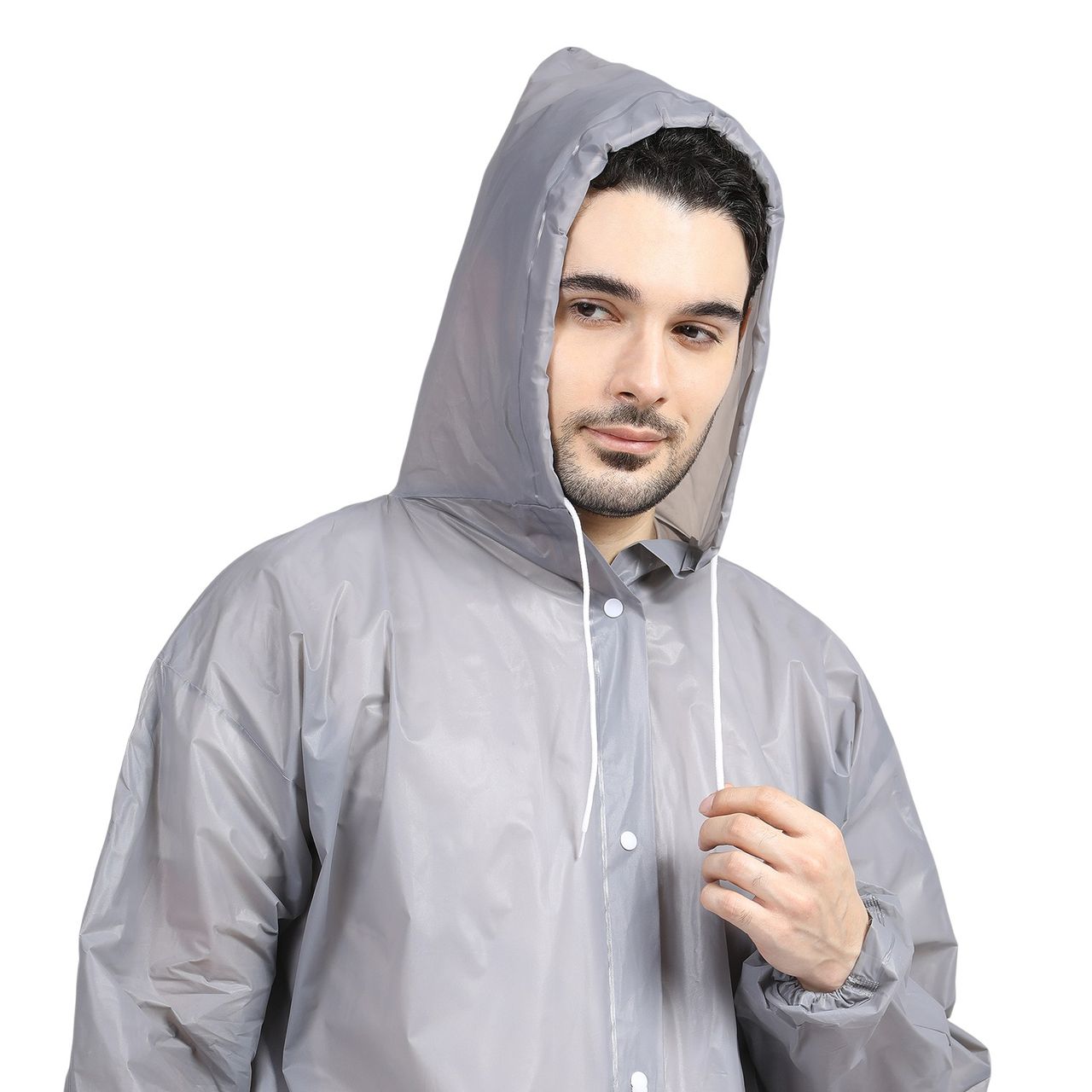 Citizen EVA Raincoat Poncho - Grey-CP04