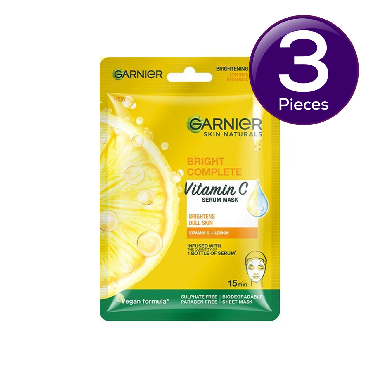 Garnier Bright Complete Mask 28 g Combo