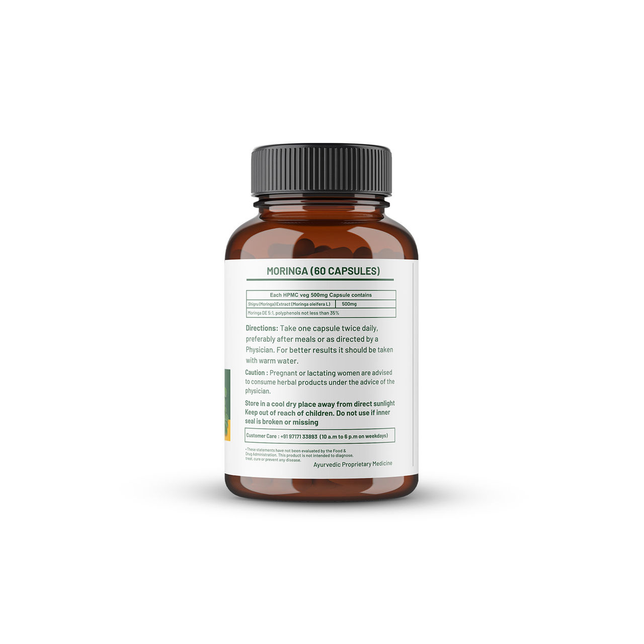 Ayuvya Moringa Capsules for Health & Wellness