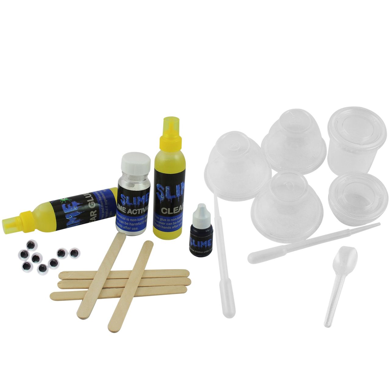 Ekta Monster Slime Lab Kit, Night Glowing Slime Making Kit For Kids, Do-It-Yourself Non-Toxic Toy