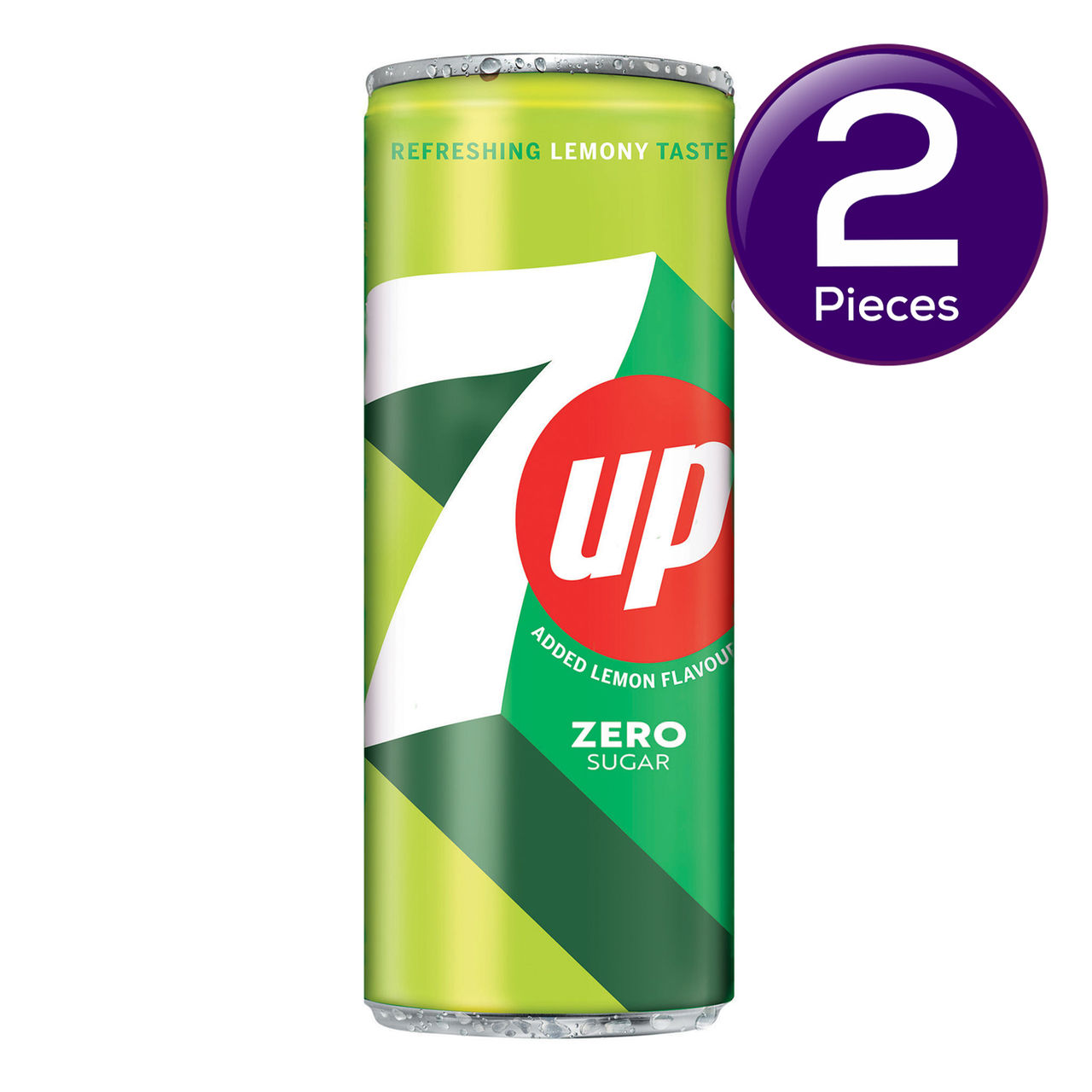 7Up Zero Sugar Soft Drink Can 330 ml Combo
