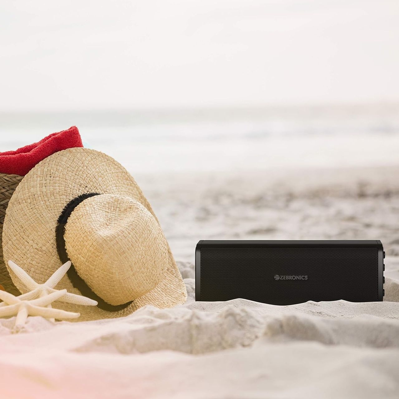 Zebronics Vita BT 10W Speaker Supporting USB, SD Card, AUX, FM, TWS & Call Function (Black)