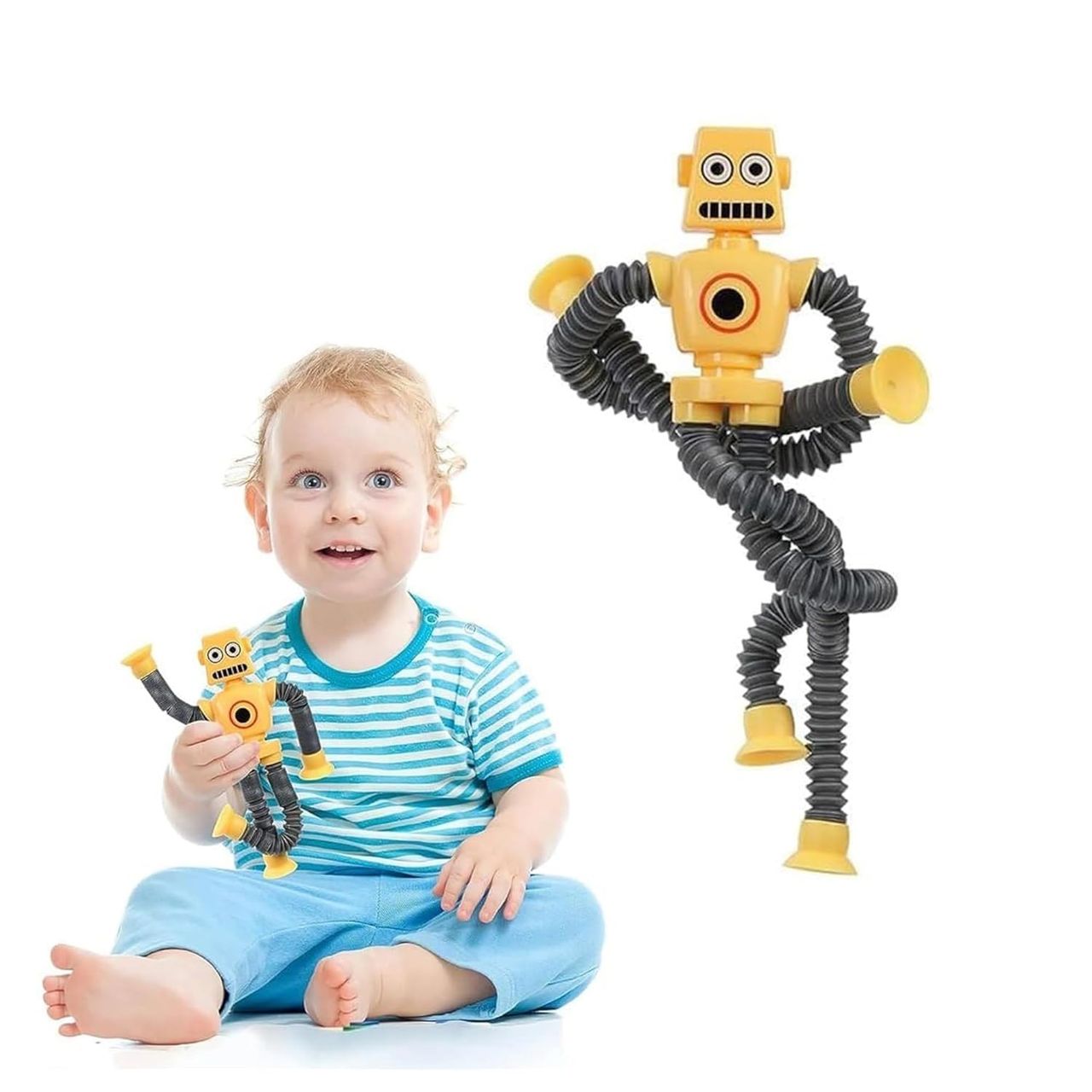 Kidology Kid Led Telescopic Suction Cup Robotics Toy - Assorted