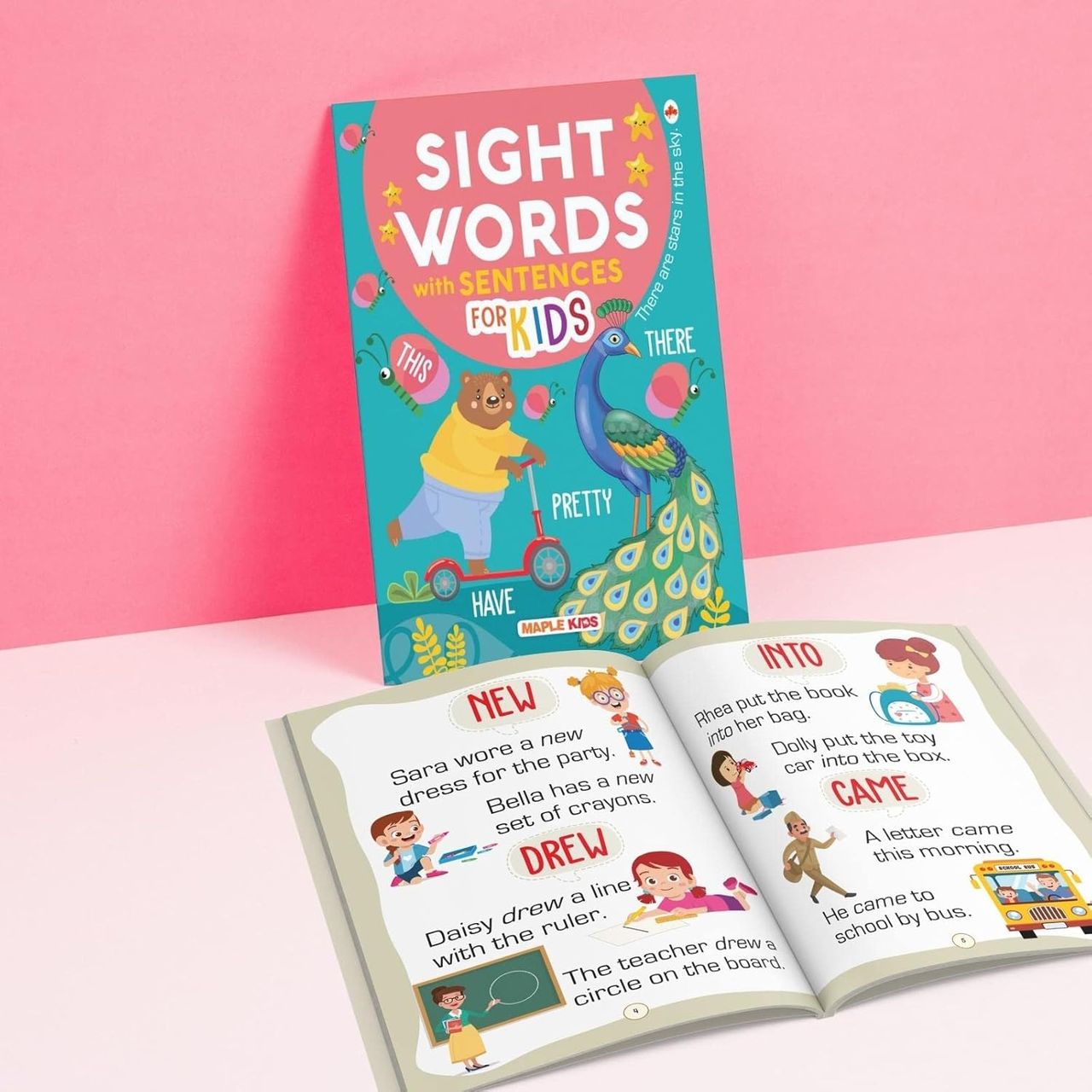Sight Words and Sentences Book for Kids - Sight Words for Children
