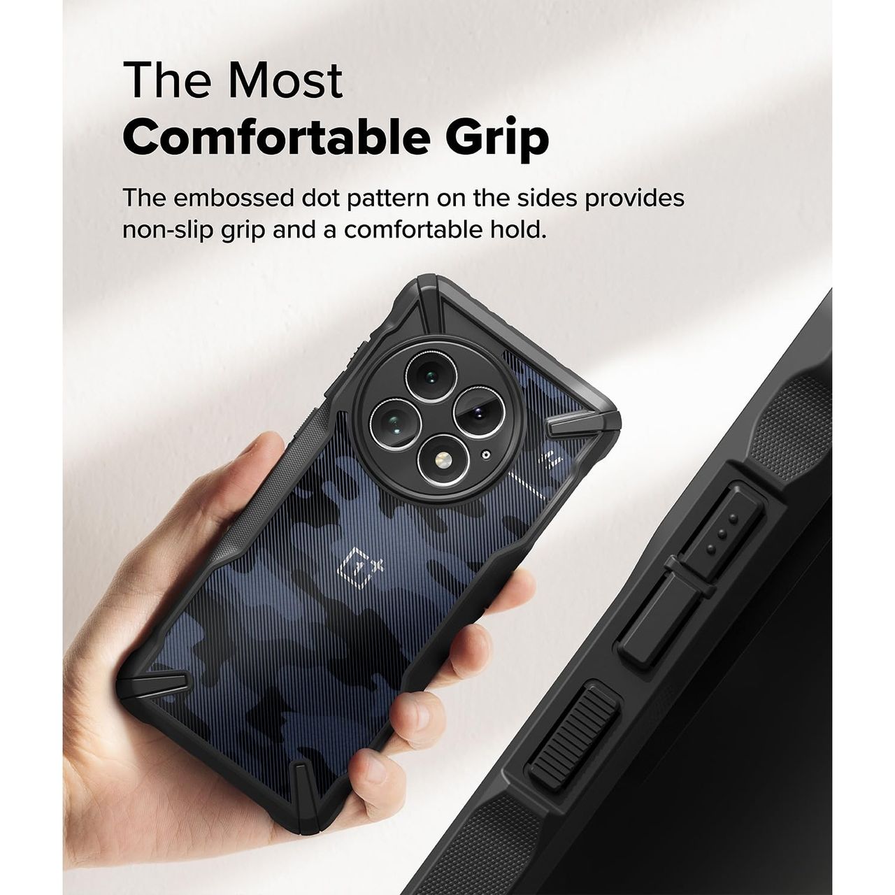 Ringke Oneplus 13 Back Cover Case | Fusion - X - Camo Black