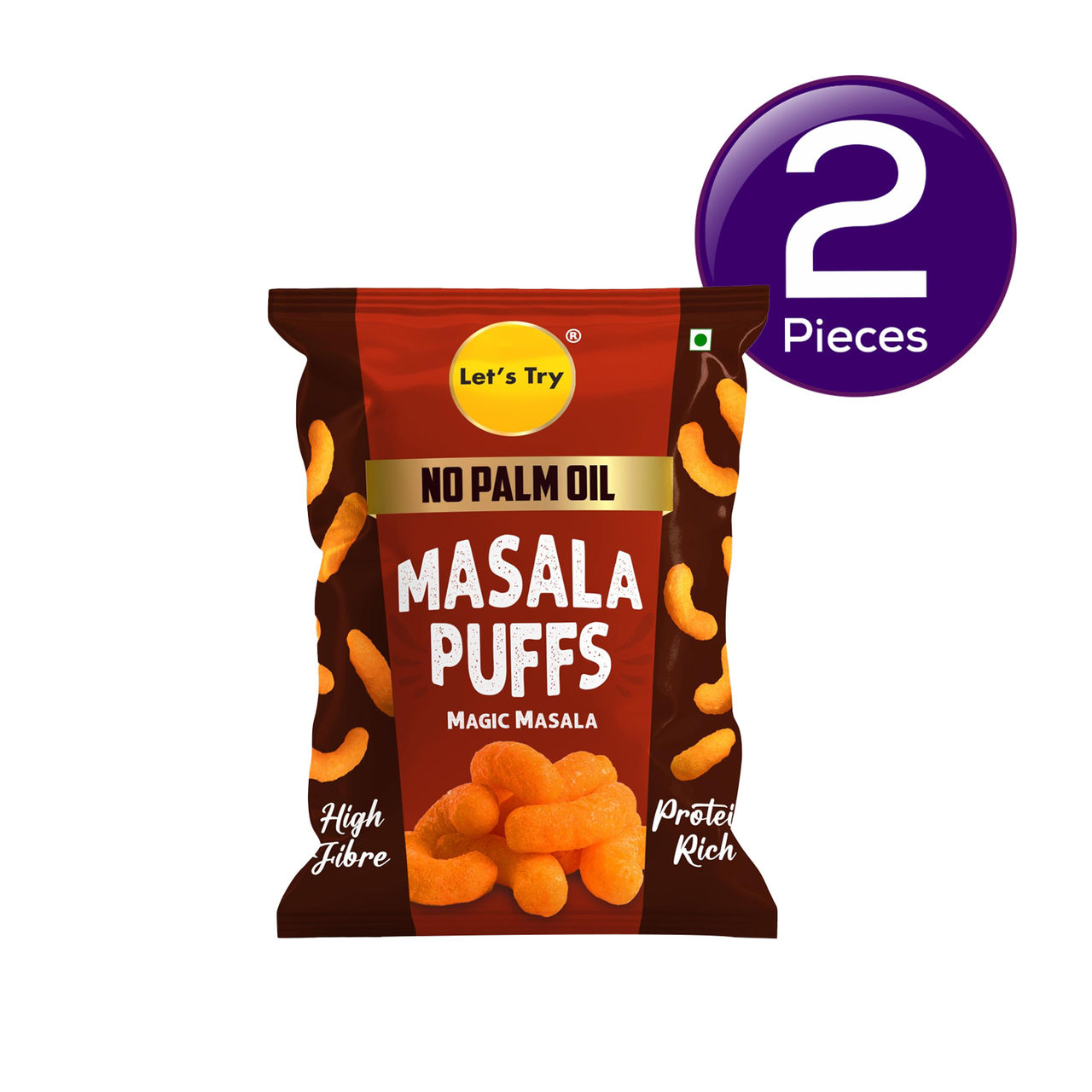 Let's Try Masala Puffs 60 g Combo
