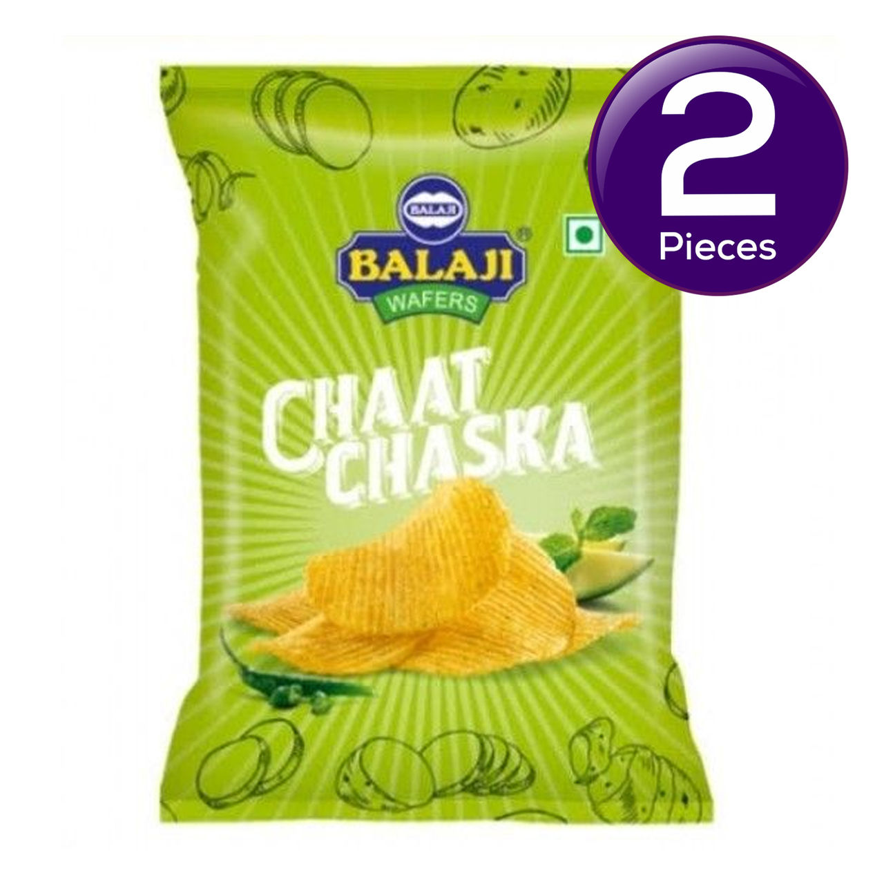 Balaji Wafers Chaat Chaska 135 g Combo
