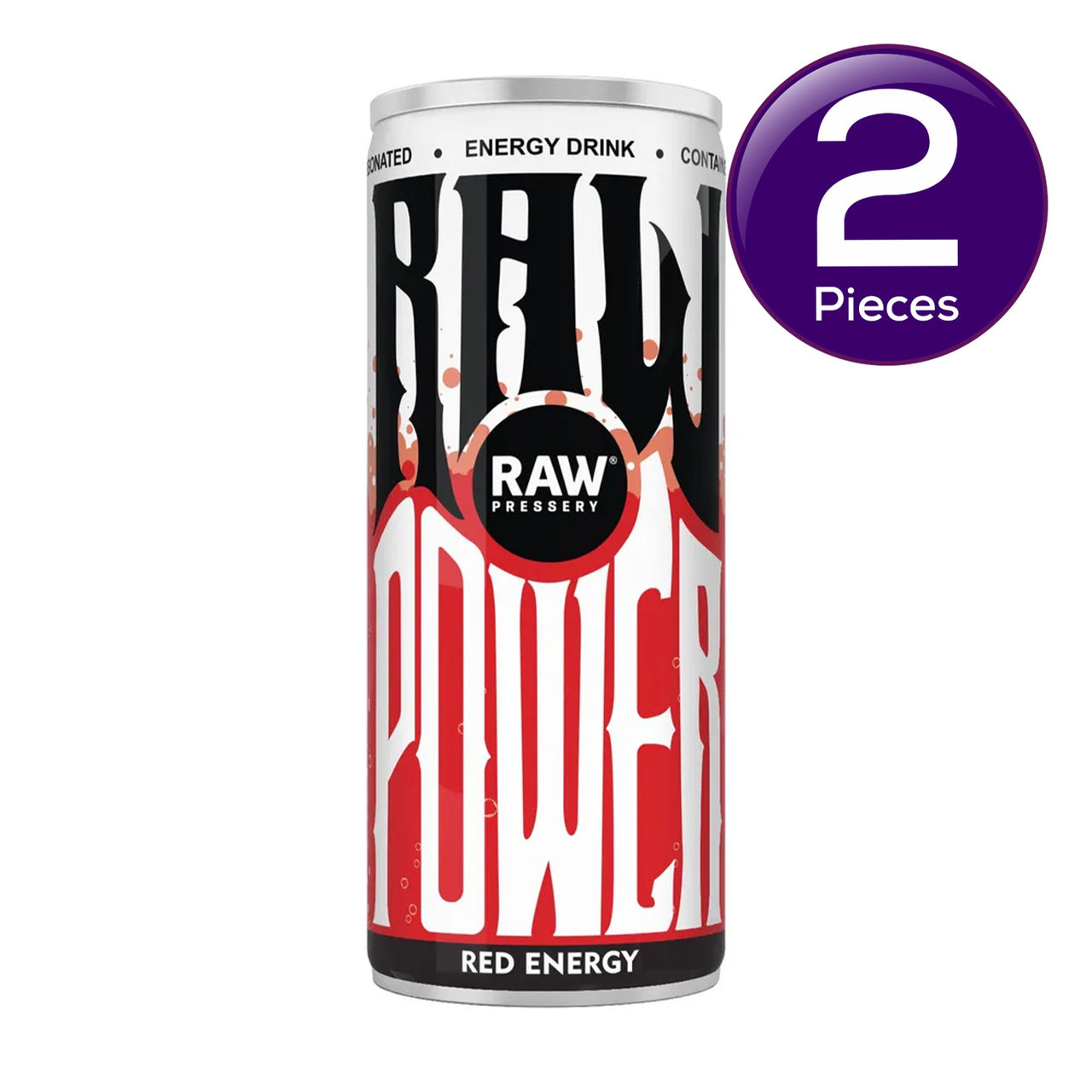 Raw Pressery Power Energy Drink - Red Energy 250 ml Combo