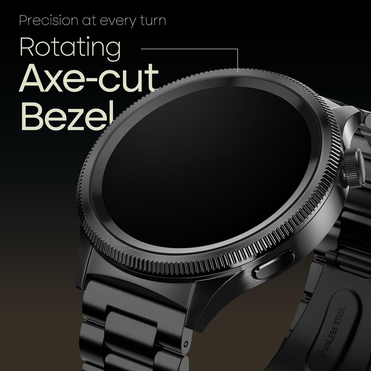 Noise NoiseFit Halo 2 Smartwatch - Elite Black