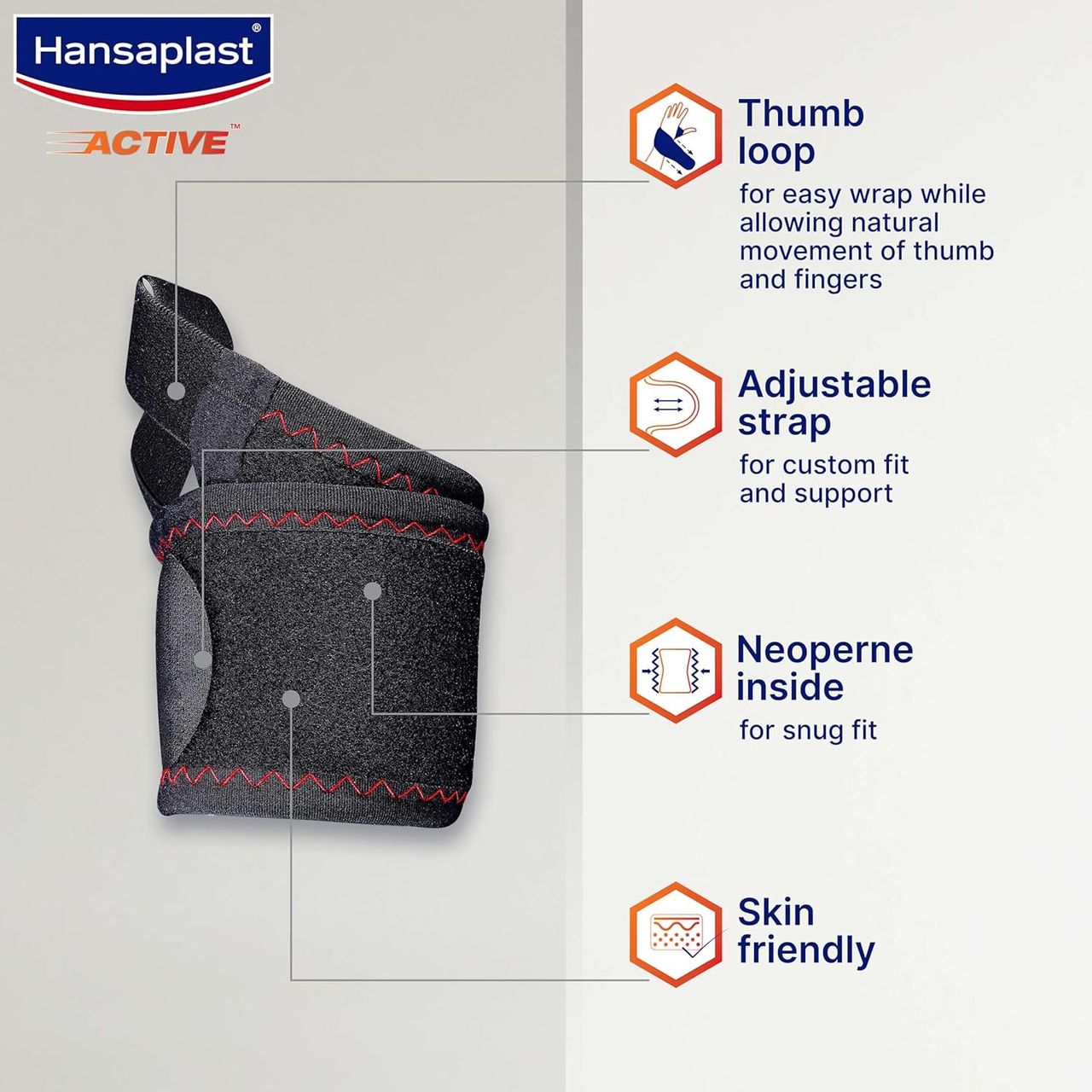Hansaplast Active Wrist Support Osfm