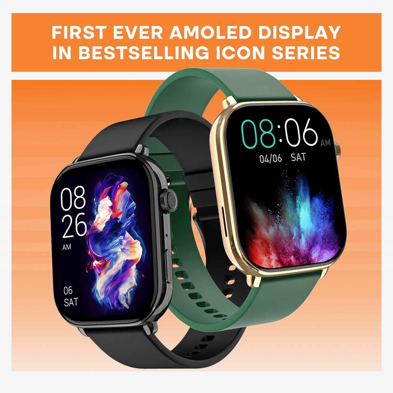 Noise ColorFit Icon 4 Smartwatch | Jet Black