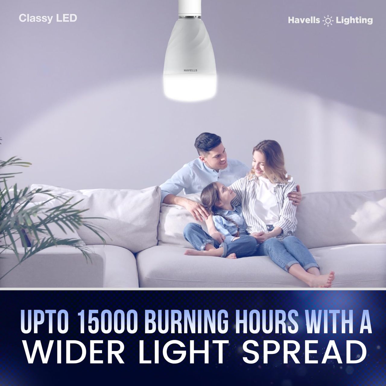 Havells 17W Classy Led Bulb Cool Day Light | B22 Base Holder