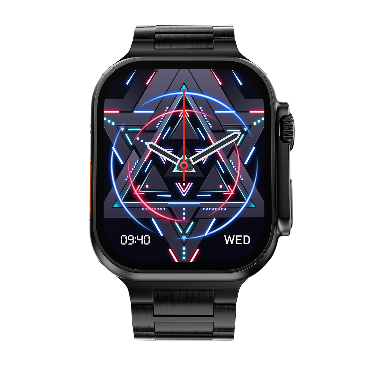 Fire-Boltt DAPPER | 2.1" AMOLED Display | BT Calling - Black (Chain Strap)