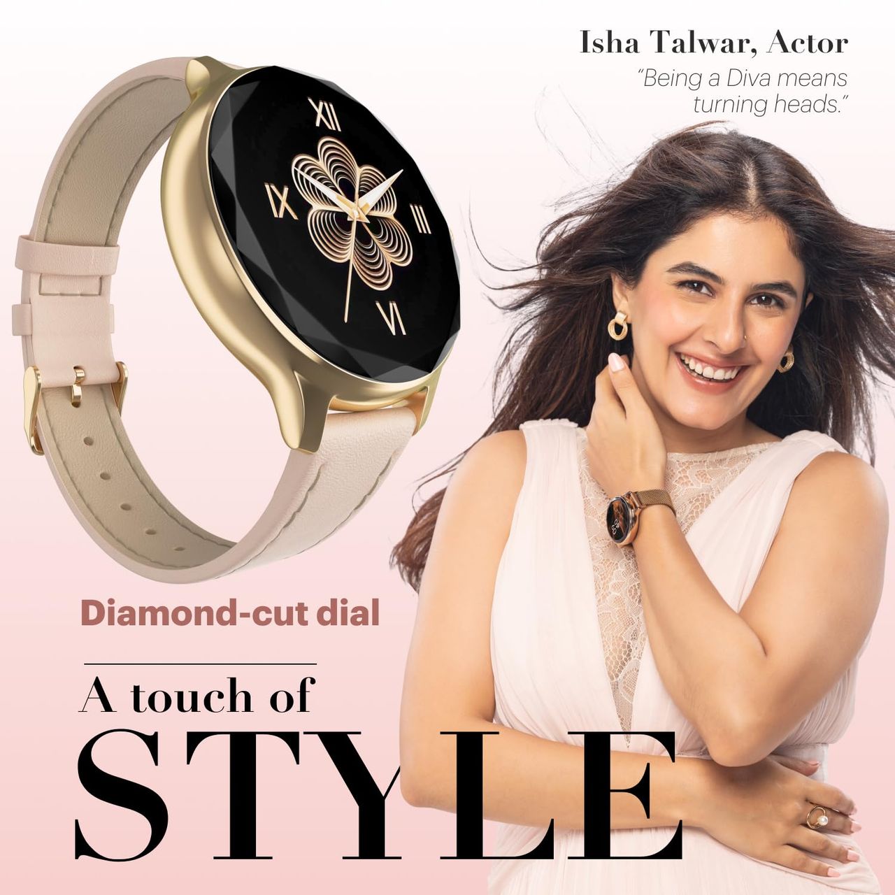 Noise NoiseFit Diva Smartwatch - Silver Link