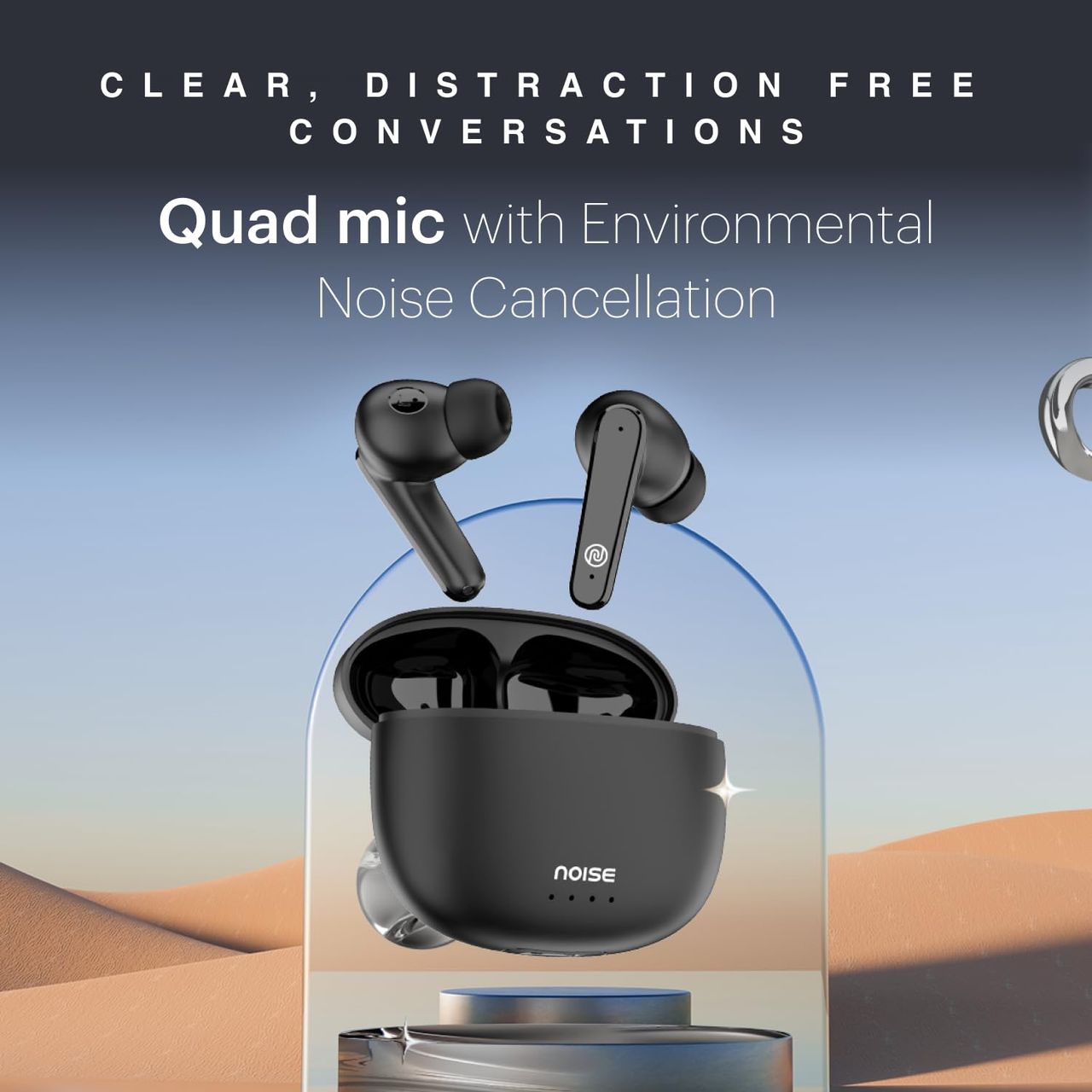 Noise Buds Vs104 Max Bluetooth Earbuds (ANC (Upto 25dB)