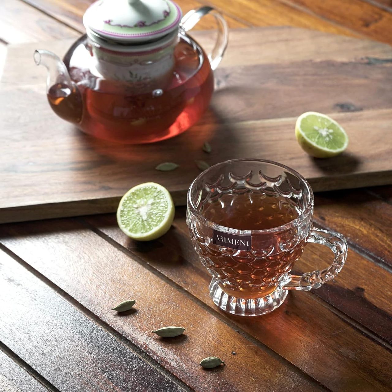 The Artment Surreal Fun Fish Glass Set Of 6 Tea Cup Set (200 ML)