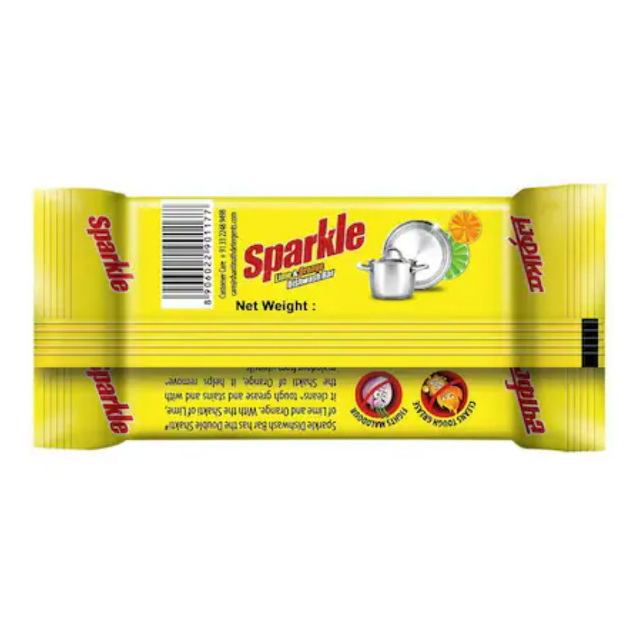Sparkle Lime & Orange Dishwash Bar