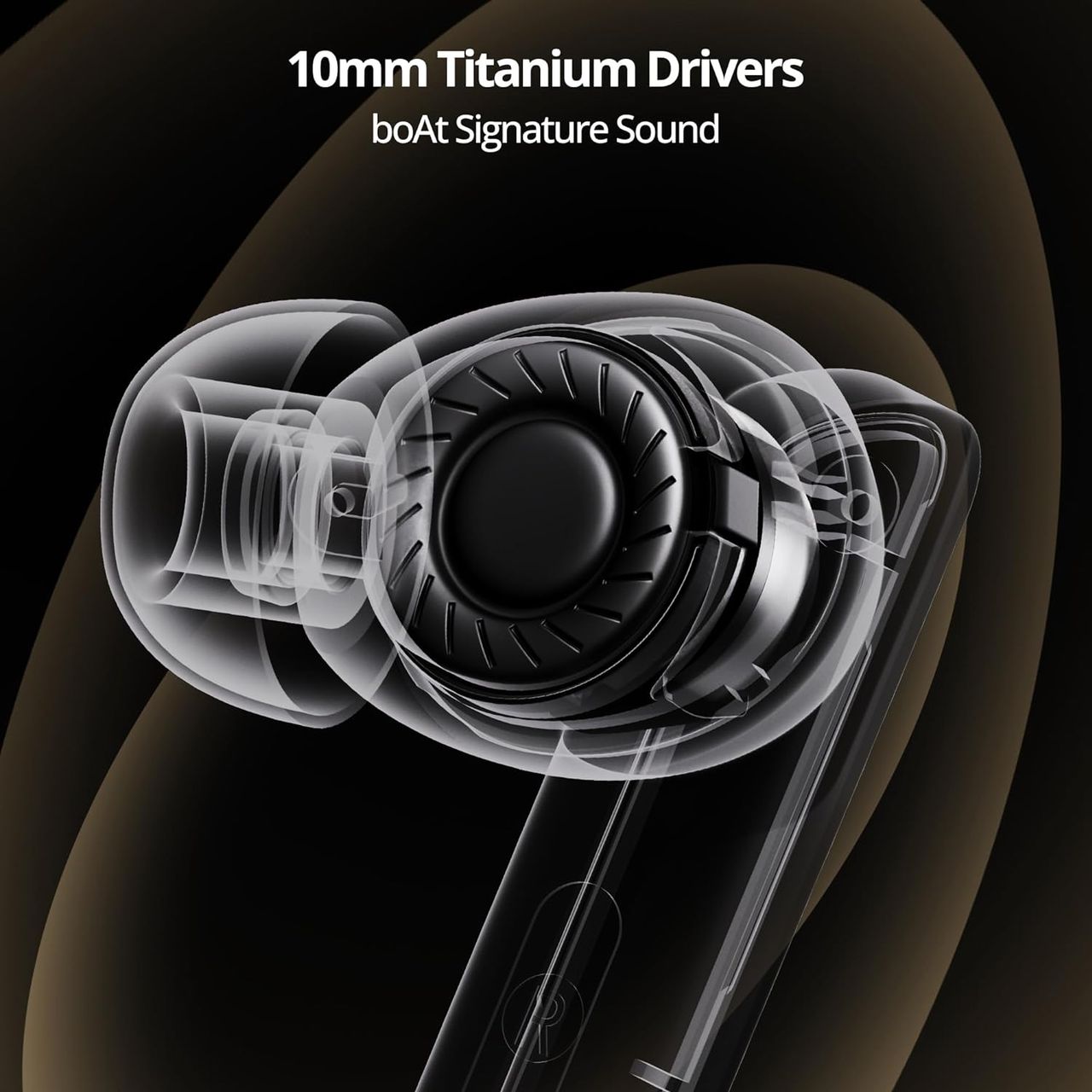 boAt Airdopes 800 TWS Earbuds w/ Dolby Audio, High Fidelity Drivers, 4 Mics ENx Tech & Hearables App(Interstellar White)