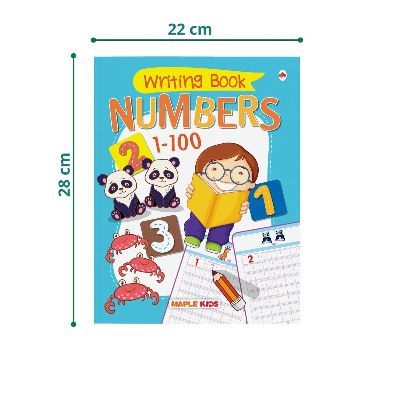 Numbers Writing Book 1-100 (Practice) - Learn and Practice