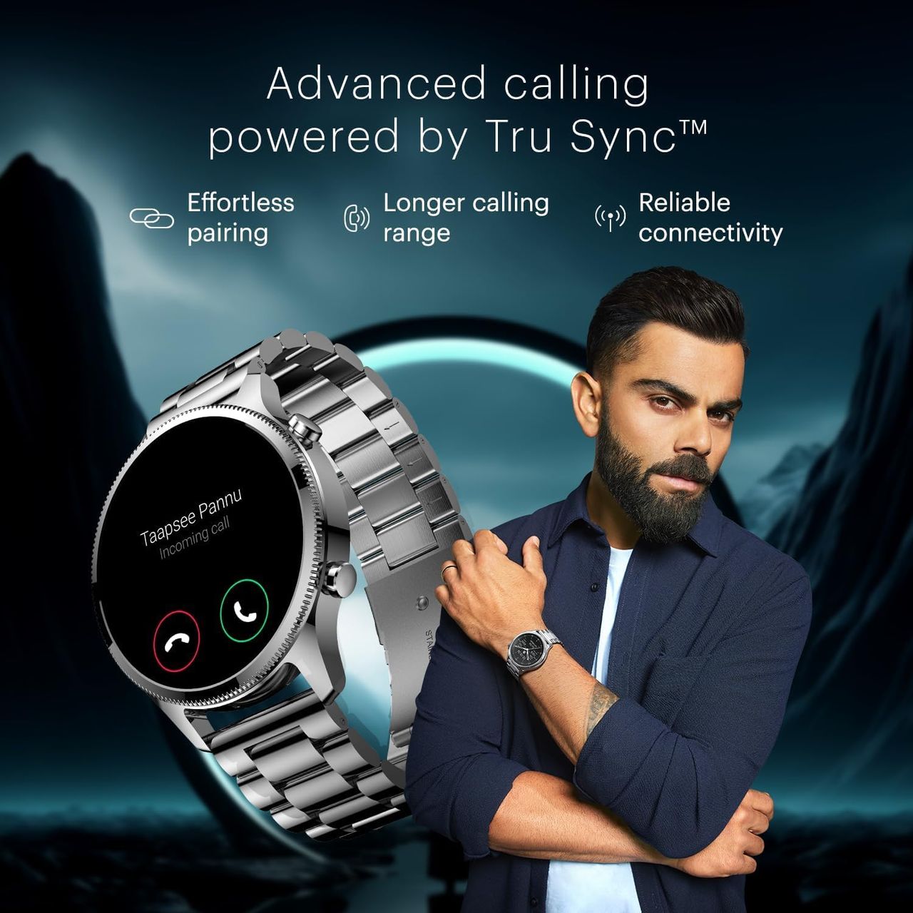 Noise NoiseFit Halo Plus Smartwatch - Elite Blue