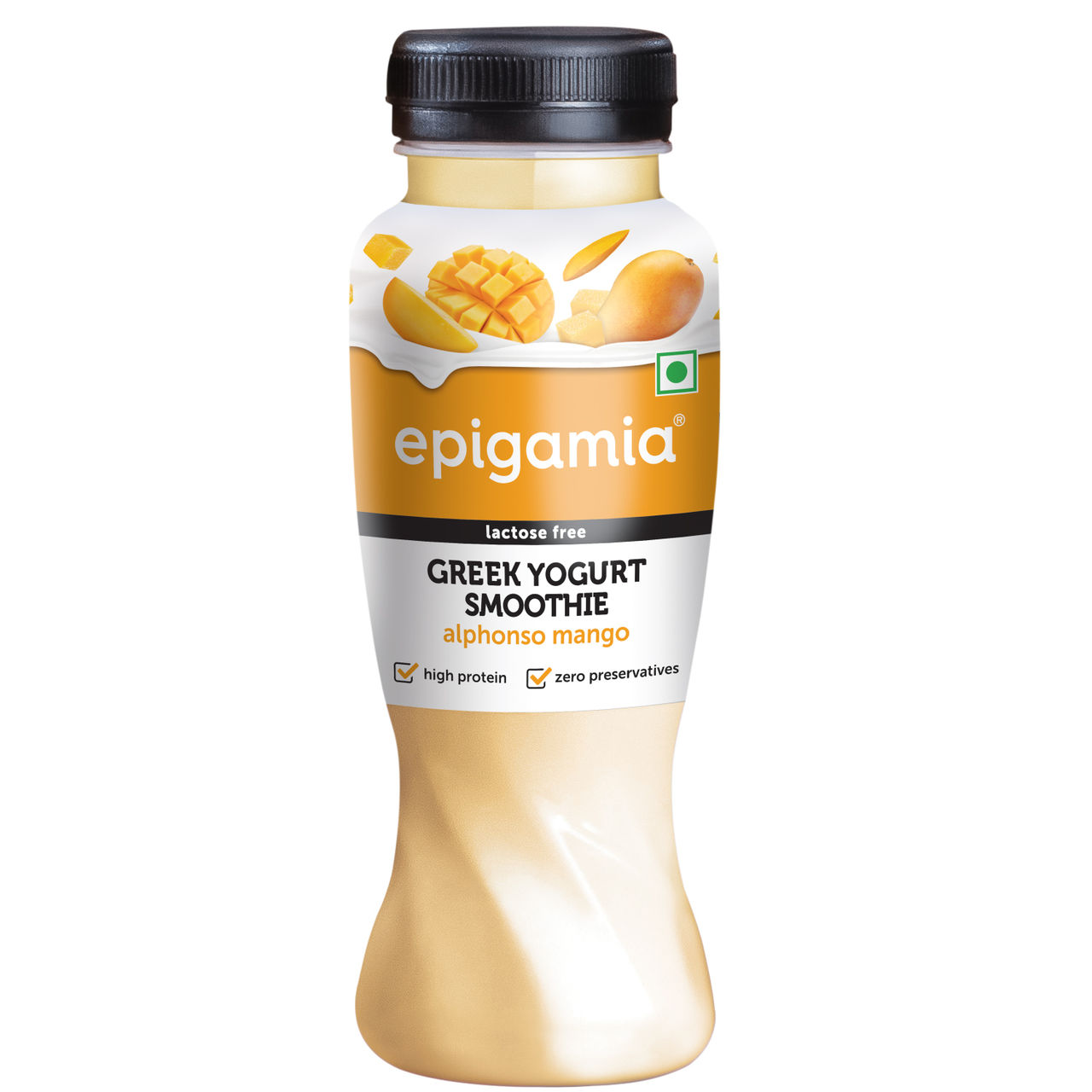 Epigamia Greek Yogurt Smoothie - Alphonso Mango 180 ml Combo