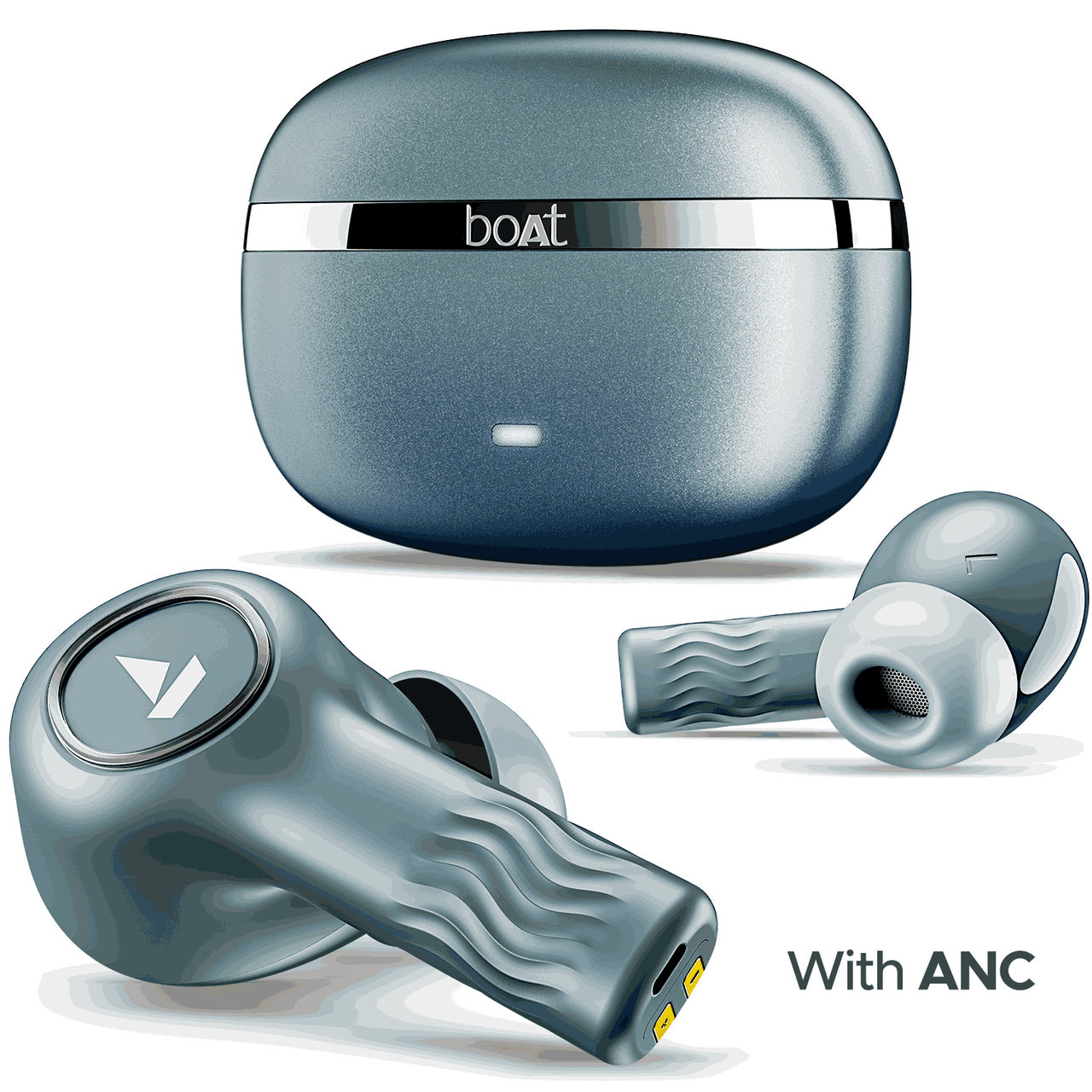 boAt Nirvana Ion Anc W/ Anc(32Db), 120Hrs Playback, Crystal Bionic Mode