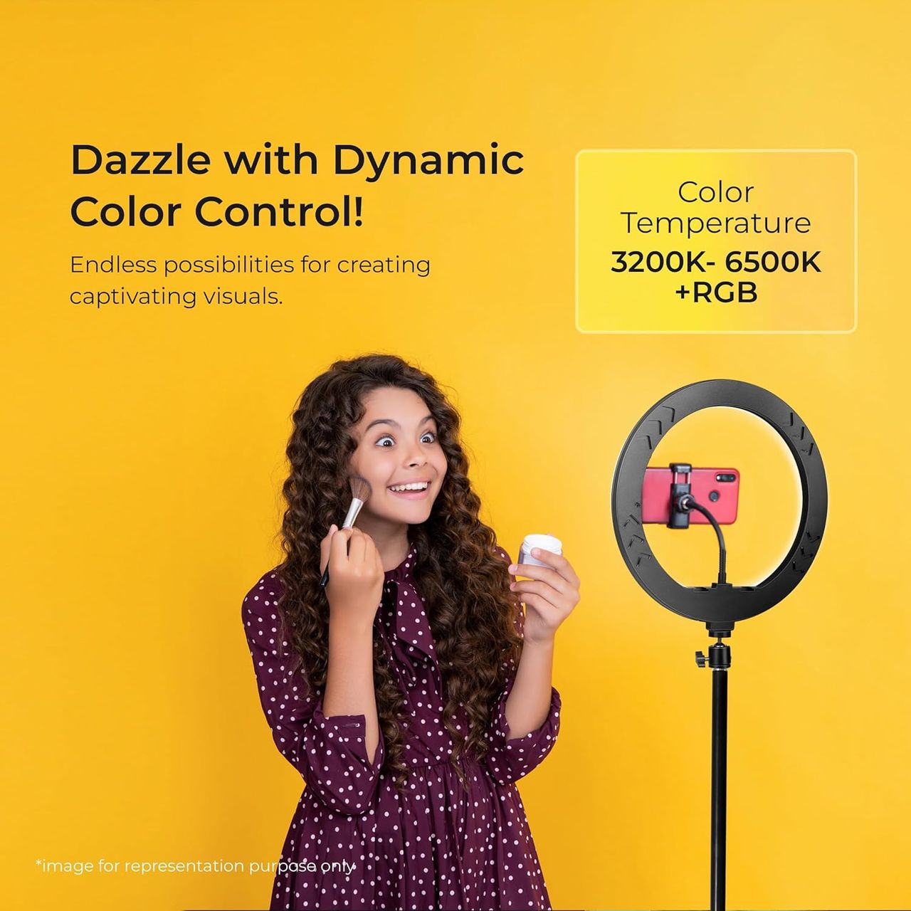 Digitek Ring Light 14 Inches DRL 14C RGB