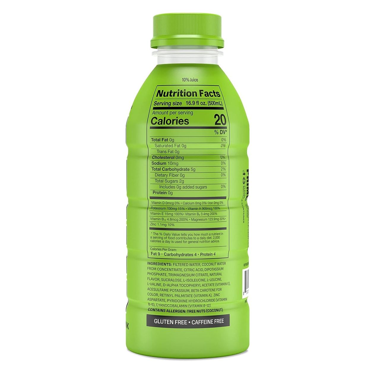 Prime Hydration Imported Lemon and Lime Soft Drink