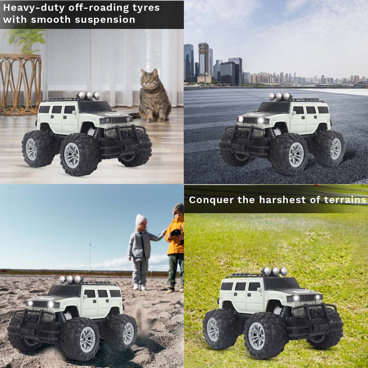Frendo Off Roader Monster Rc Car - Humm Grey