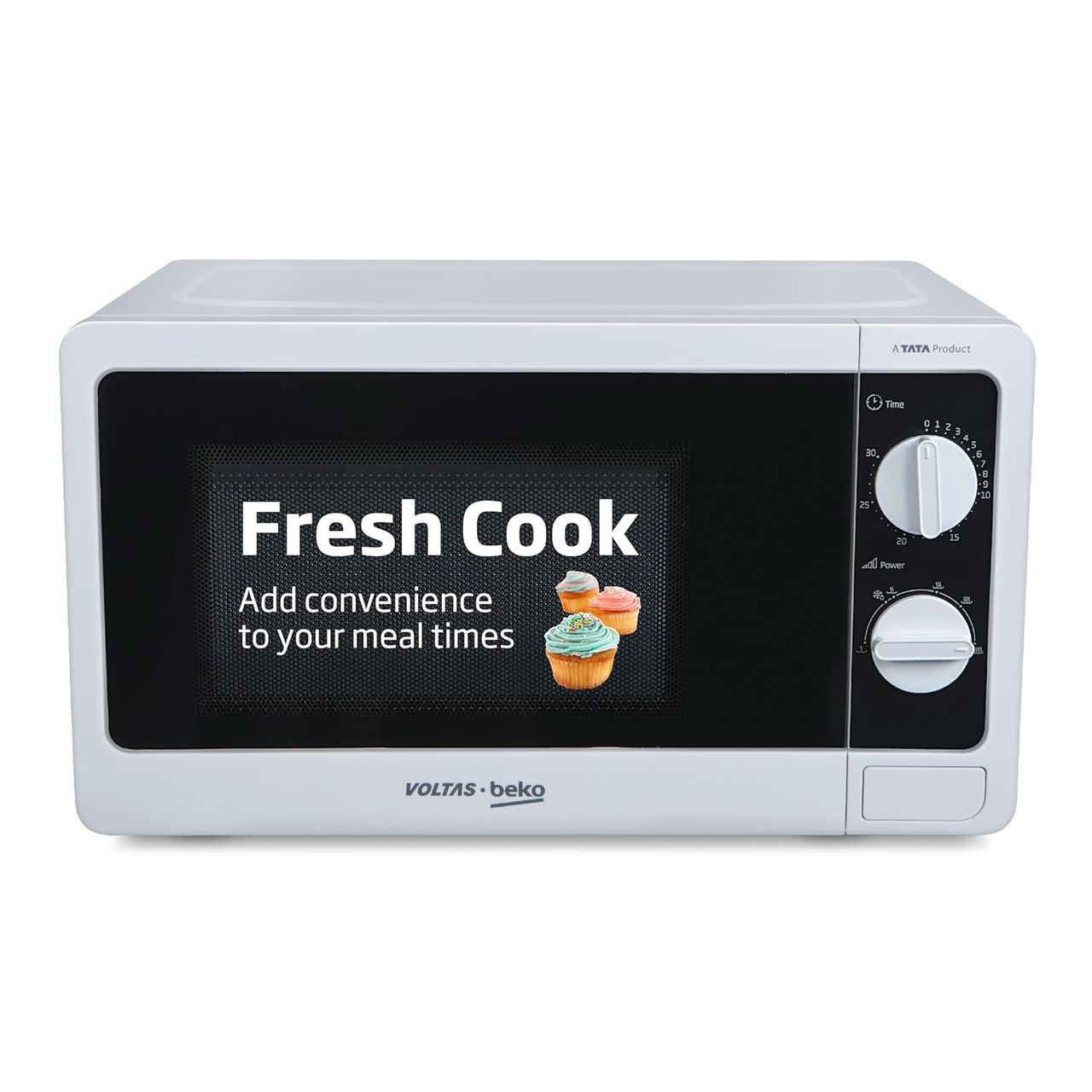 Voltas Beko | 20 L Smart Solo Microwave Oven |MS20MPW10 | White