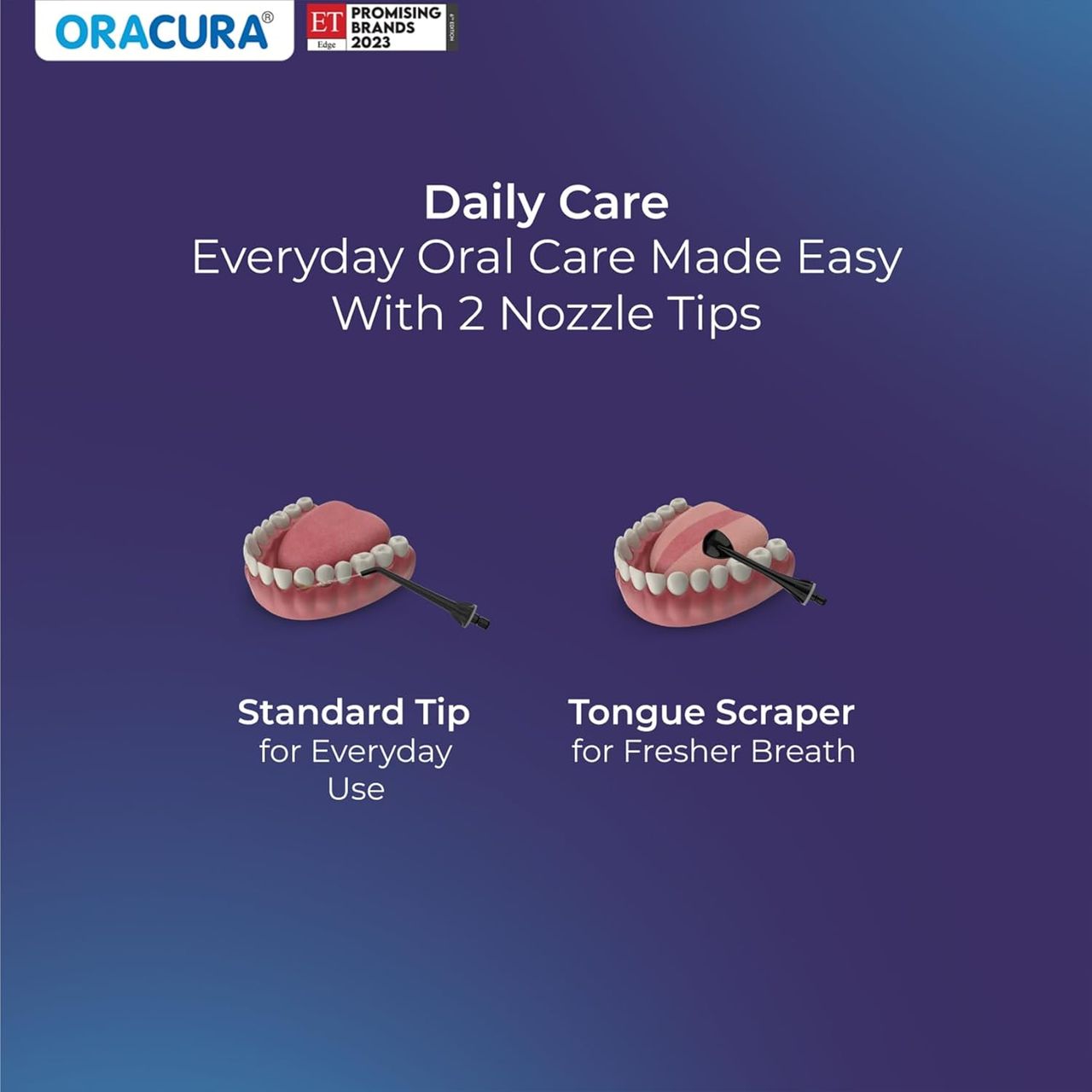 Oracura Oc200 Lite Smart Plus Water Flosser Black