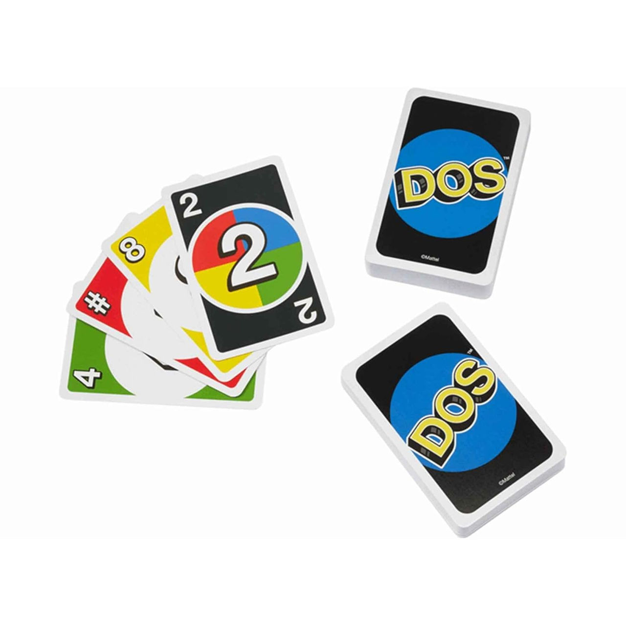 Mattel Games Dos Family Card Game With 108 Cards In A Sturdy Storage Tin Gift For 7 Year Olds And Up