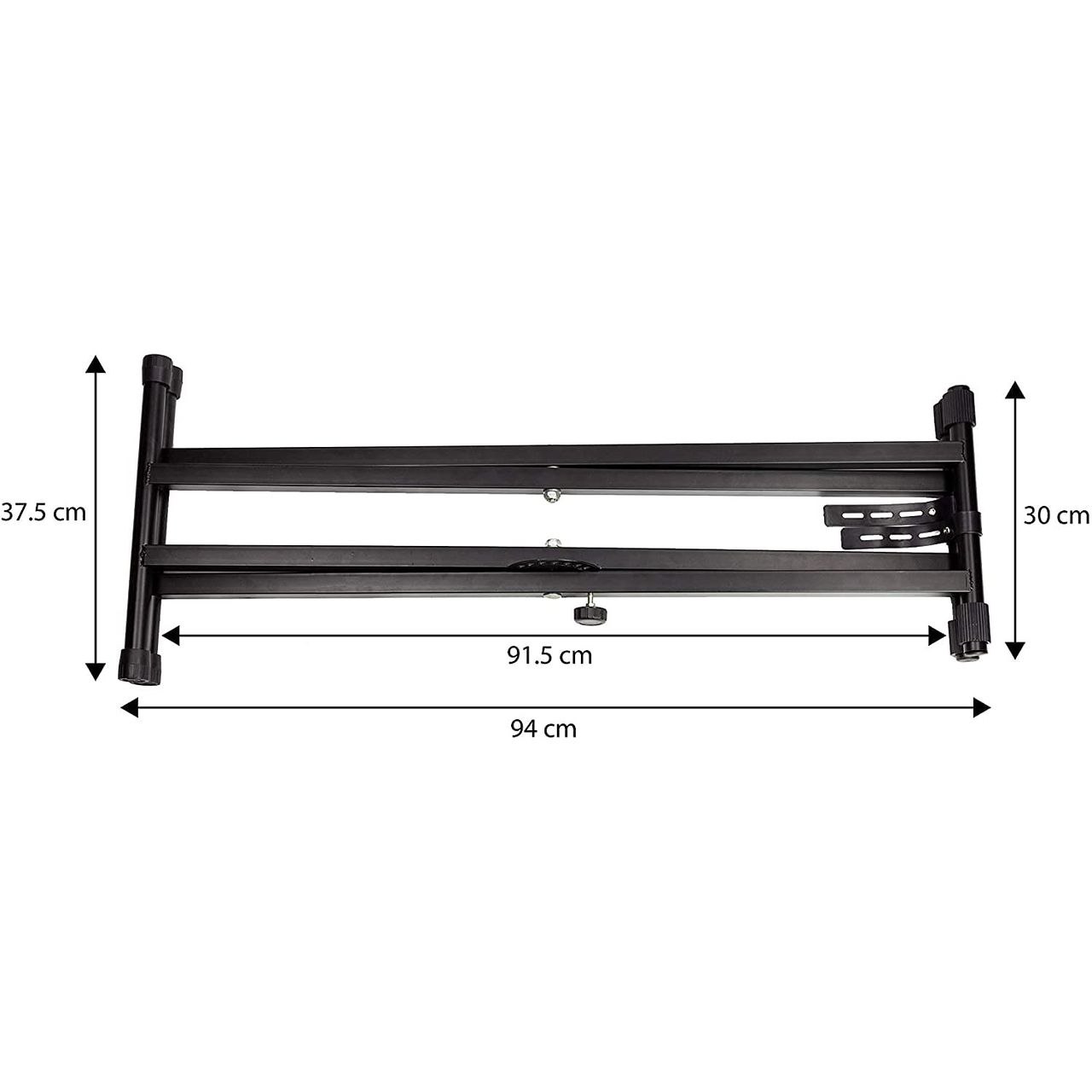 Kadence Keyboard Stand Heavy-Duty, Double-X, Adjustable with Locking Straps | NK13-2kg