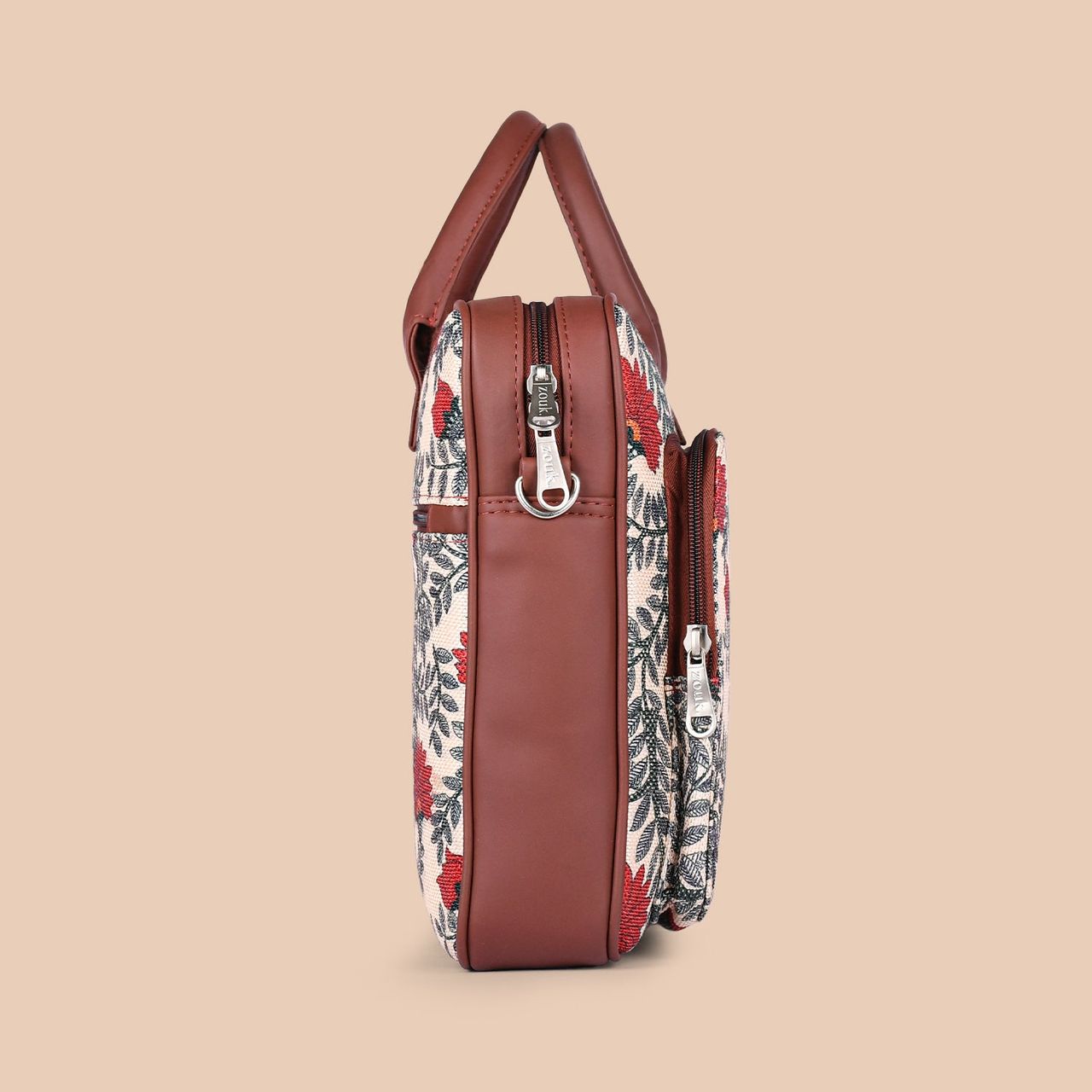 Zouk Nawabi Couture Laptop Bag(1pc), Cello Quench Stainless Steel Insulated Tumbler with Lid & Straw, 900ml, Assorted(1pc) & Renee Dream Kit Mini(5pc) Combo