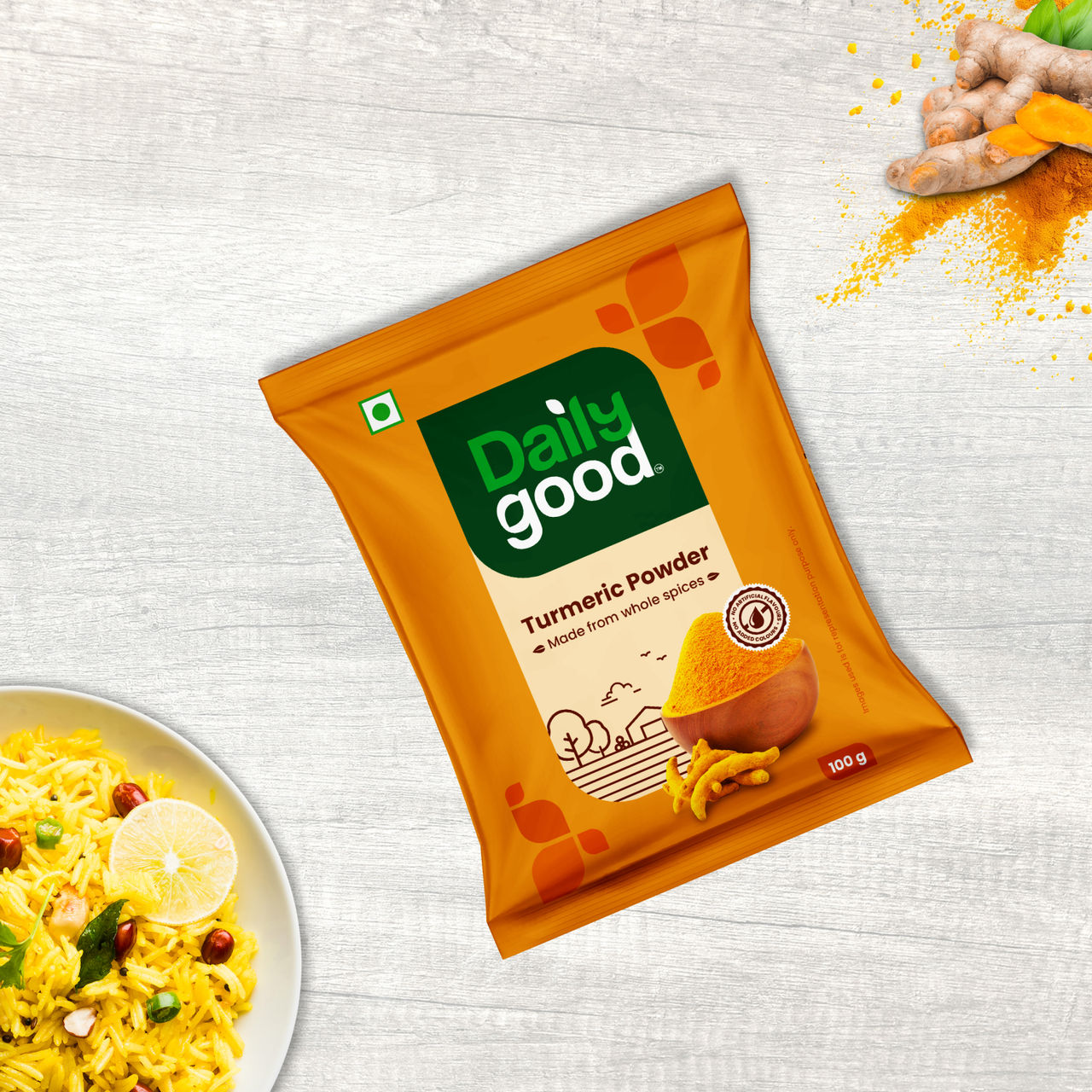 Daily Good Turmeric - Haldi Powder 100 g Combo