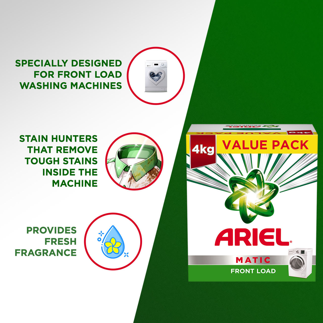 Ariel Matic Front Load Detergent Powder