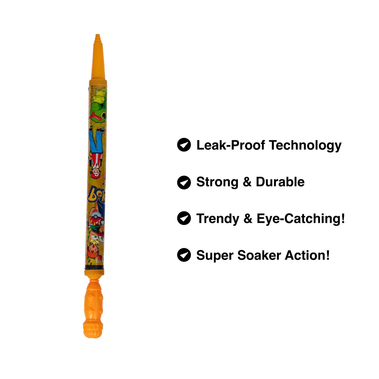 Tom Uncle Medium Water Pipe Pichkari for Holi - Assorted