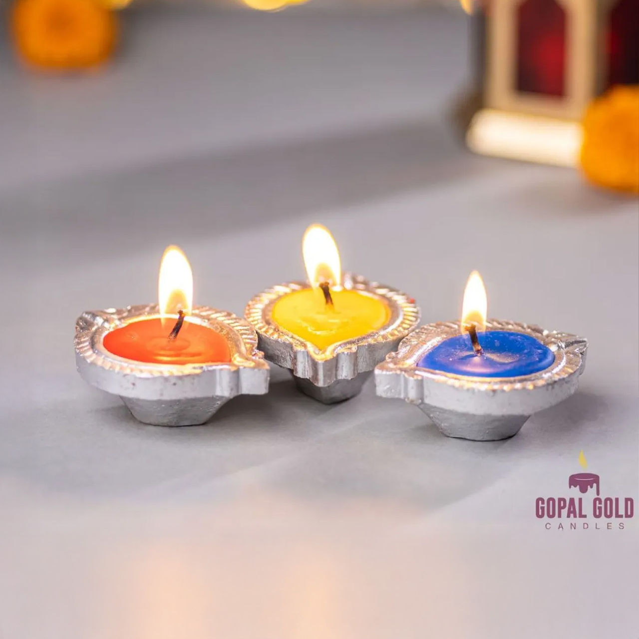 Wonder Earthen Diyas Set – Assorted Colors
