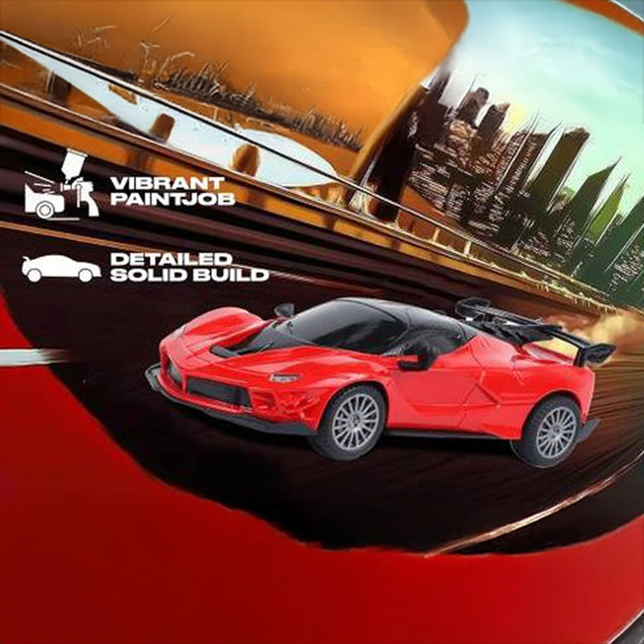 Frendo Hi Speed Remote Control Car 1:24 - Fer Red