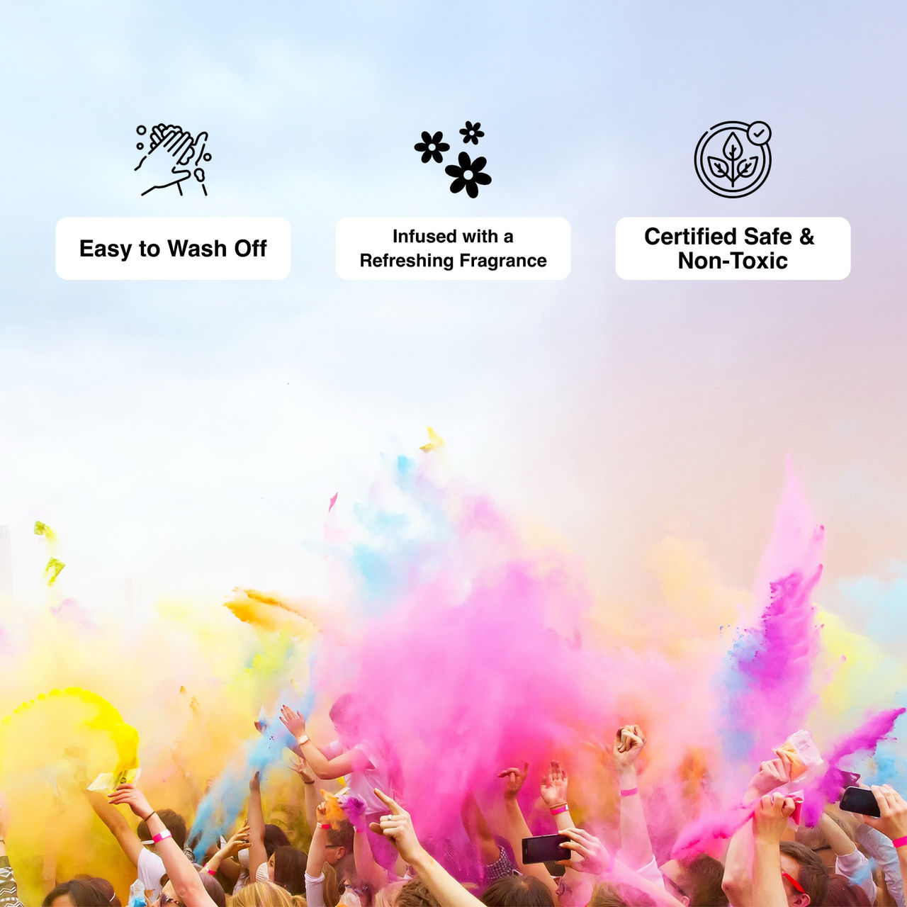 Dodo Maska Holi Gulal - Blue